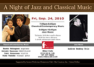 A Night of Jazz and Classical Music